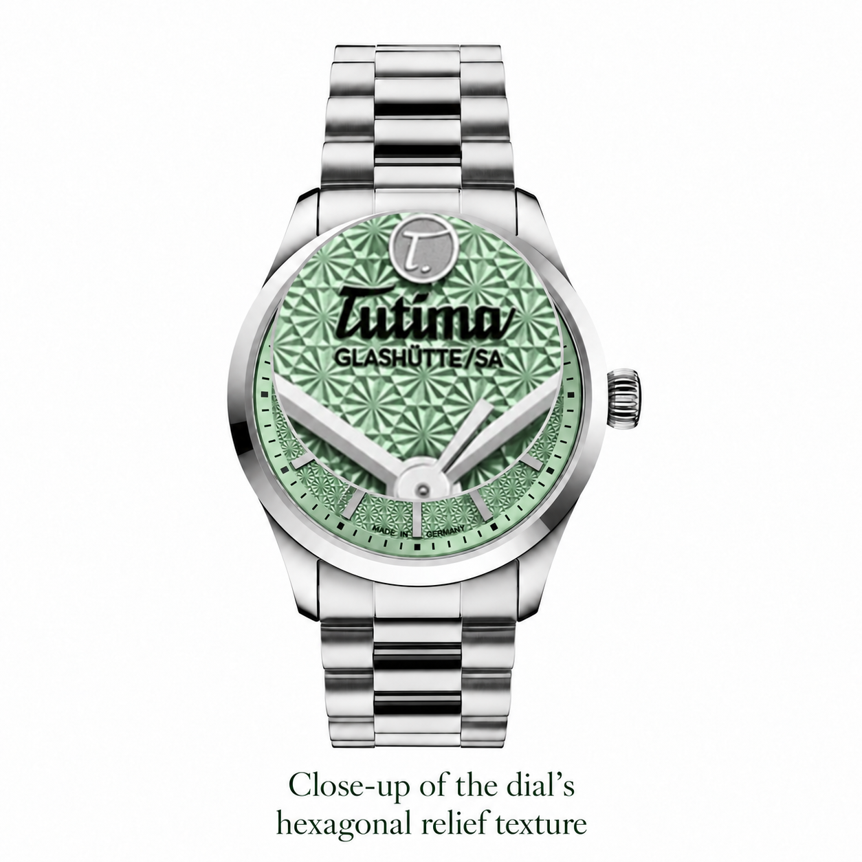 Tutima Sky Green Dial 34mm