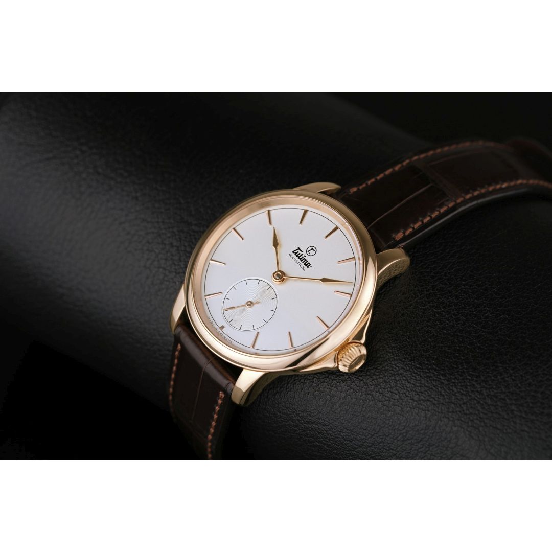 Tutima Glashütte Patria Small Seconds Rose Gold Manual Wind