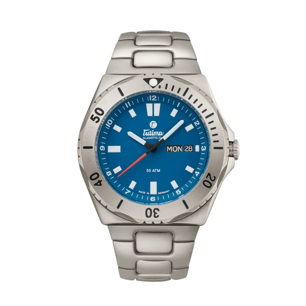 Tutima M2 Seven Seas Titanium Blue