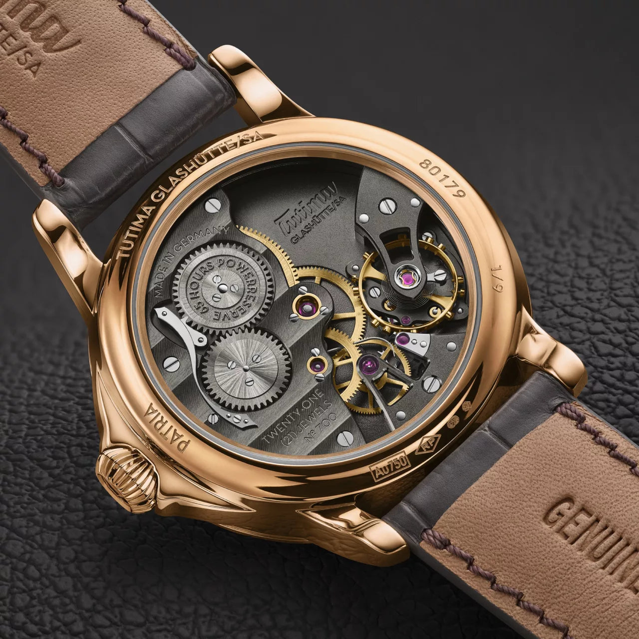 Tutima Patria Rose Gold Limited Edition Anthracite