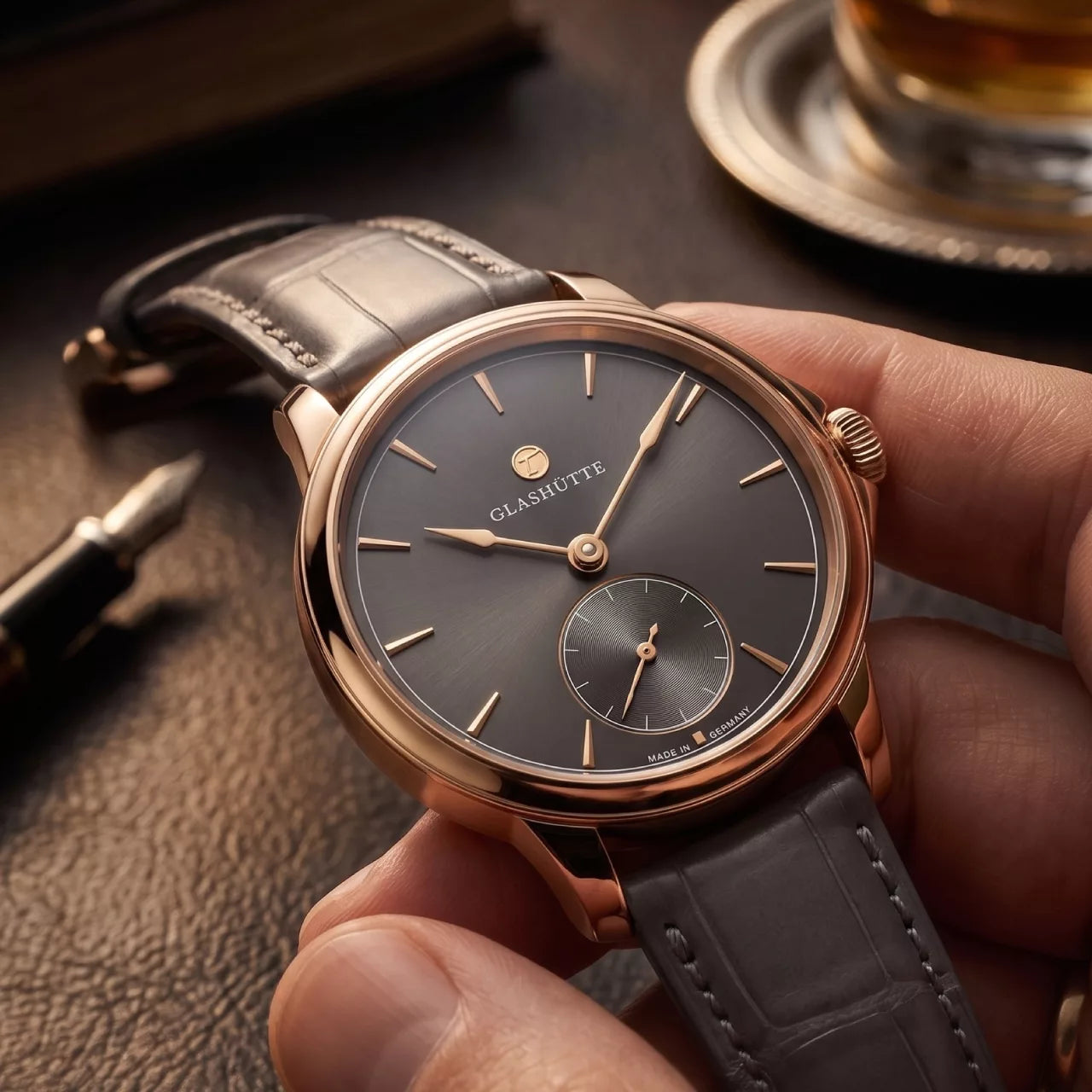Tutima Patria Rose Gold Limited Edition Anthracite