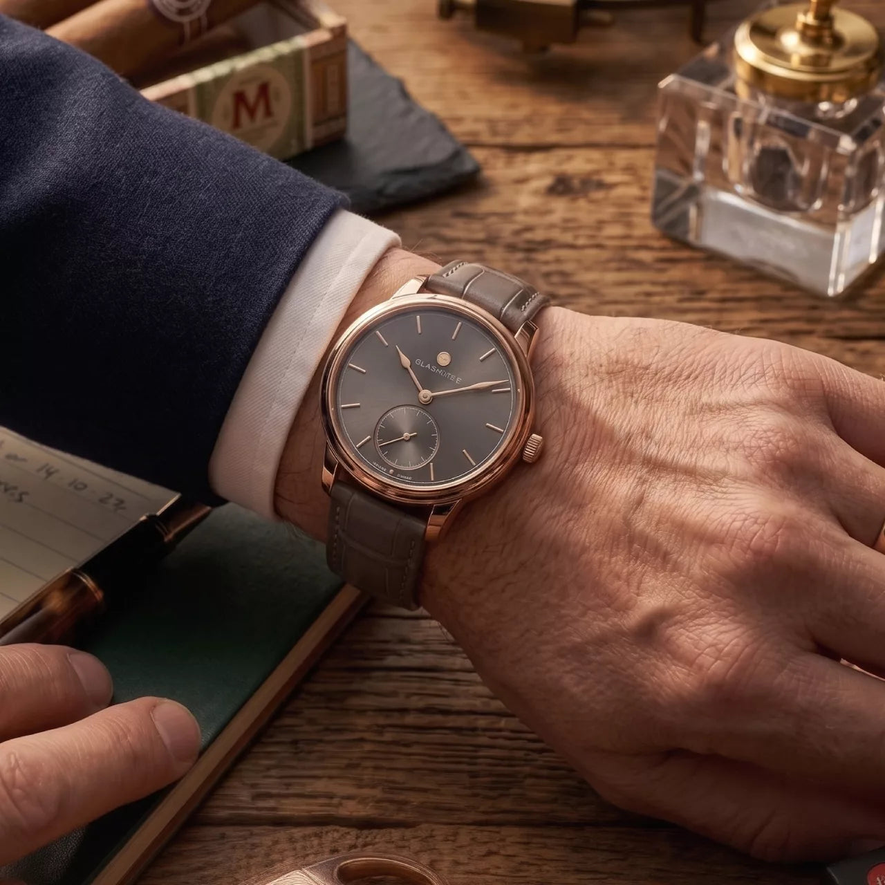 Tutima Patria Rose Gold Limited Edition Anthracite