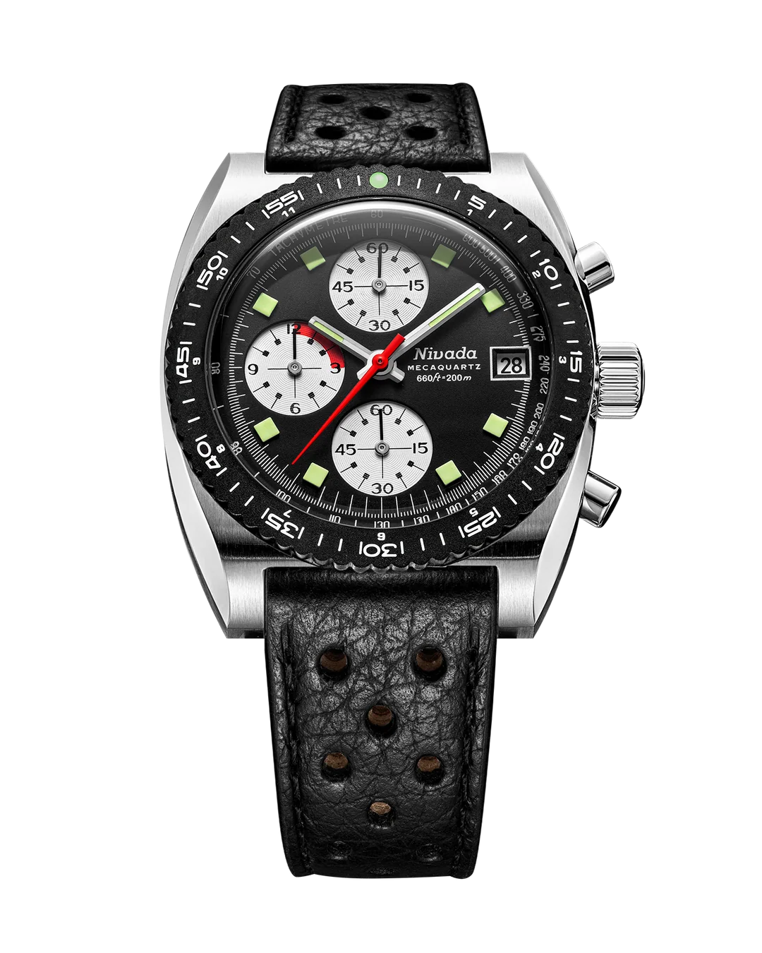 Nivada Grenchen Autochron Reverse Panda Mecaquartz