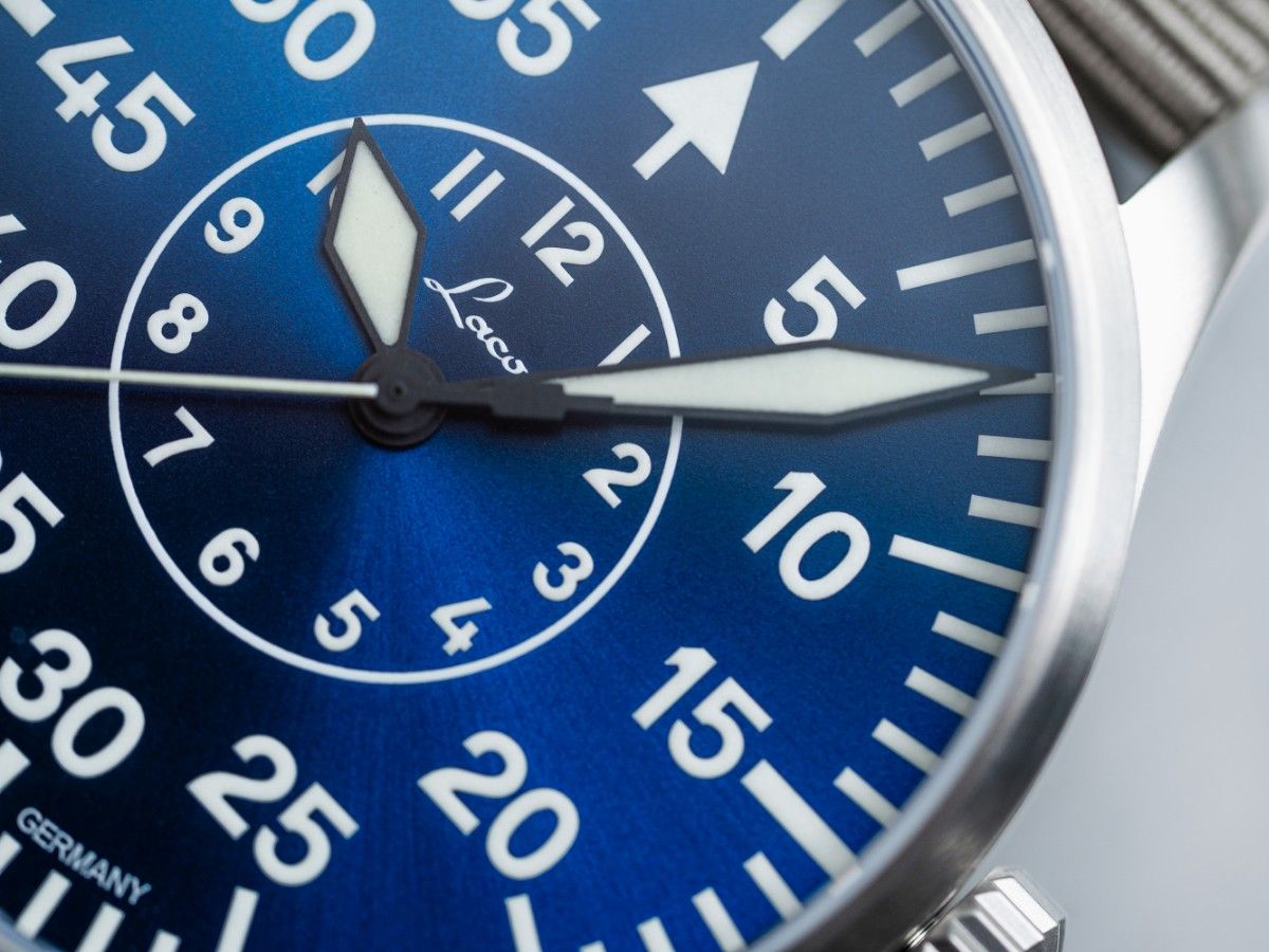 Laco Aachen Blaue Stunde 39 with Nylon Strap