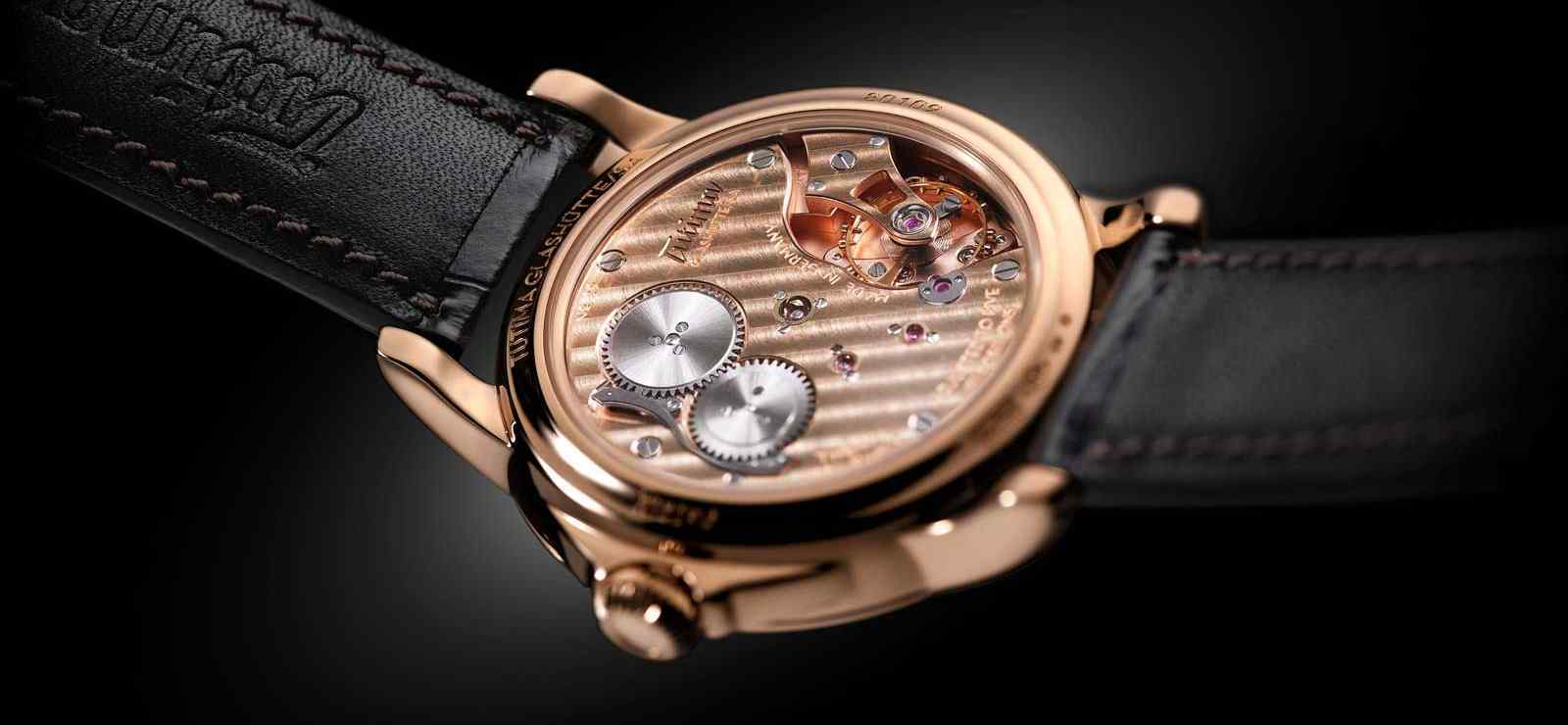 Tutima Glashütte Patria Small Seconds Rose Gold Manual Wind